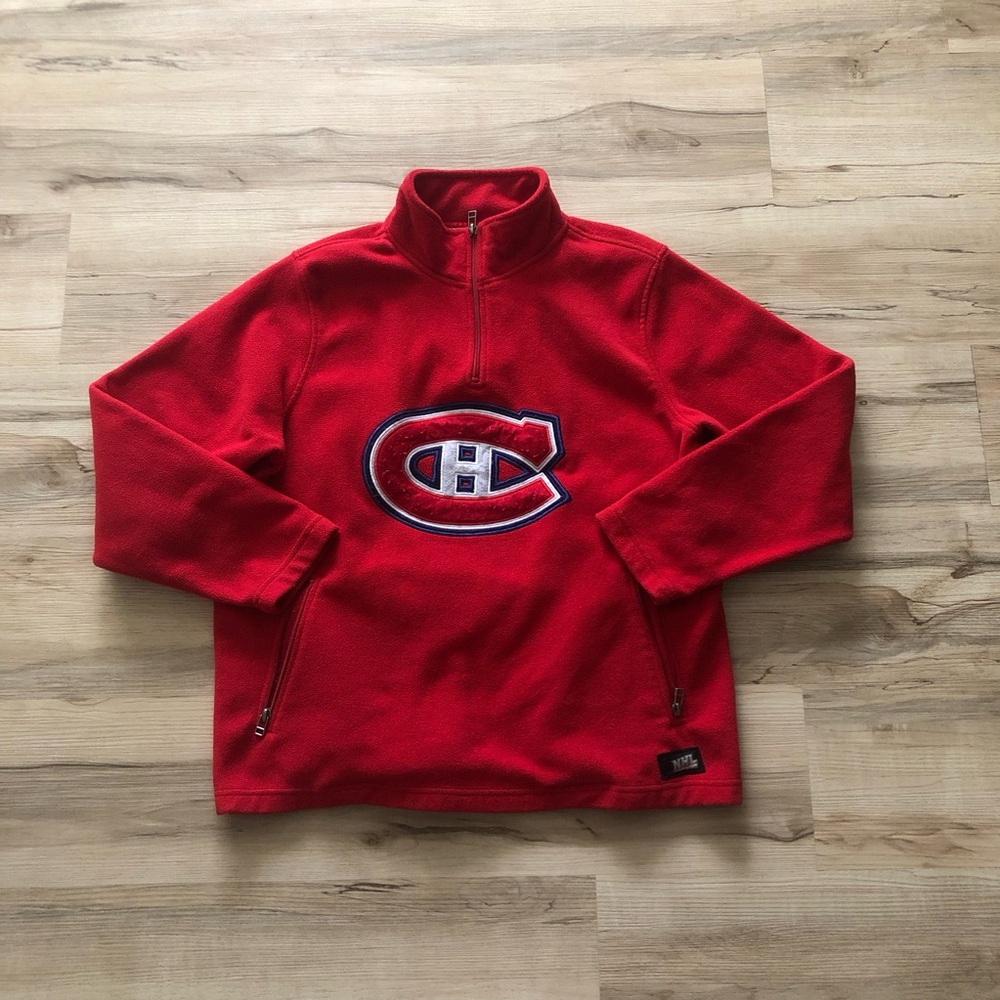 NHL Red Sweater with Logo
